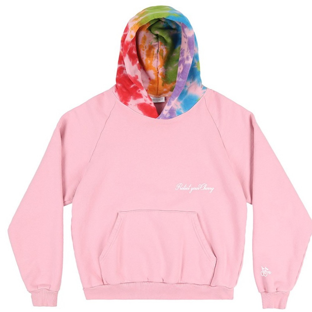Cherry LA pink hoodie